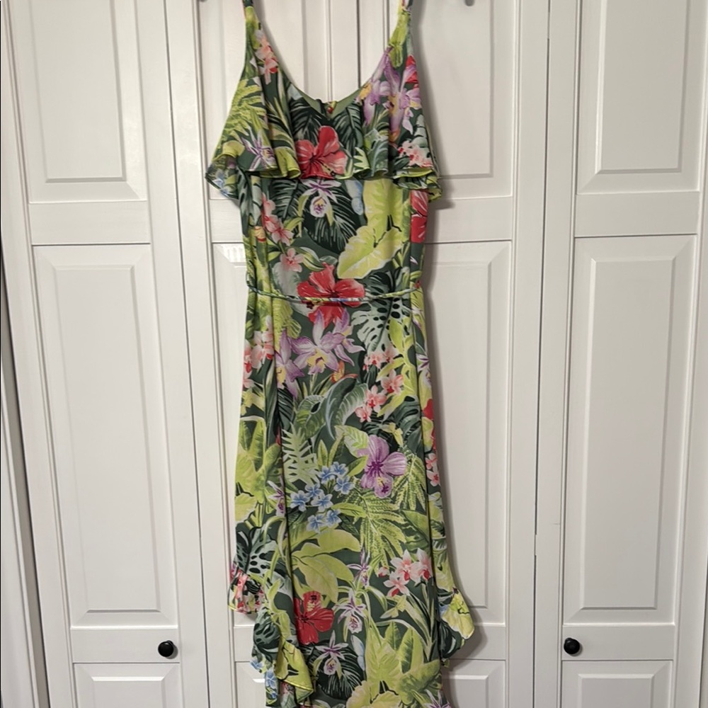 Tommy Bahama Floral Maxi Dress - Green and Red - Picture 7 of 7